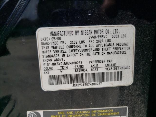 2007 Infiniti M45 Base