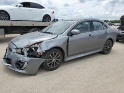 Vehiculos salvage en venta de Copart San Antonio, TX: 2017 Mitsubishi Lancer ES