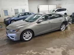 Salvage cars for sale at Davison, MI auction: 2018 Chevrolet Malibu LT