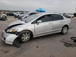 Honda salvage cars for sale: 2009 Honda Civic LX