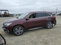 Salvage cars for sale at Vallejo, CA auction: 2017 Acura MDX Technology