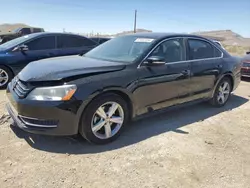 Salvage cars for sale at North Las Vegas, NV auction: 2013 Volkswagen Passat SE