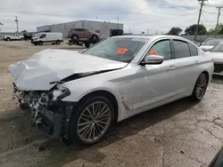 Salvage cars for sale from Copart Chicago Heights, IL: 2018 BMW 530E