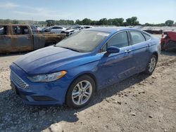 Salvage cars for sale at Kansas City, KS auction: 2018 Ford Fusion SE