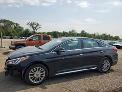 Salvage cars for sale at Des Moines, IA auction: 2015 Hyundai Sonata Sport