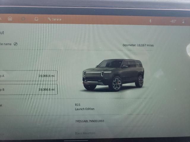 2022 Rivian R1S Launch Edition