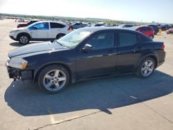 Salvage cars for sale at Grand Prairie, TX auction: 2013 Dodge Avenger SE