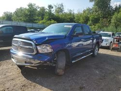 Salvage cars for sale from Copart Davison, MI: 2018 Dodge RAM 1500 SLT