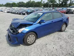 Salvage cars for sale at Byron, GA auction: 2020 KIA Rio LX