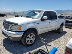 Salvage cars for sale at Magna, UT auction: 2002 Ford F150 Supercrew