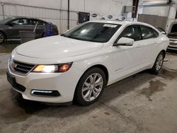 Chevrolet salvage cars for sale: 2019 Chevrolet Impala LT