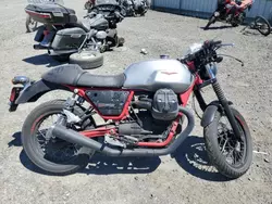 Salvage motorcycles for sale at Arlington, WA auction: 2017 Moto Guzzi V7 III Racer