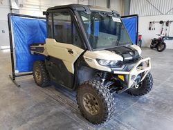 Salvage motorcycles for sale at Elmsdale, NS auction: 2023 Can-Am Defender Limited Cab HD10