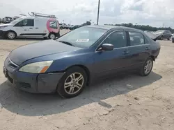 Salvage cars for sale from Copart Indianapolis, IN: 2006 Honda Accord EX