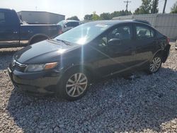 Salvage cars for sale at Wayland, MI auction: 2012 Honda Civic EX