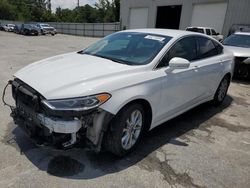 Salvage cars for sale at Savannah, GA auction: 2017 Ford Fusion SE