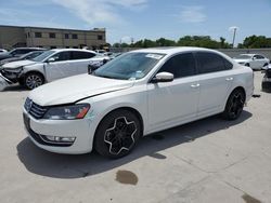 Volkswagen salvage cars for sale: 2013 Volkswagen Passat SEL