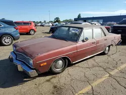 Vehiculos salvage en venta de Copart Woodhaven, MI: 1974 Dodge Dart