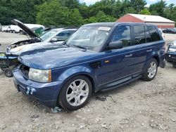 Salvage cars for sale at Mendon, MA auction: 2006 Land Rover Range Rover Sport HSE