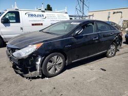 Salvage cars for sale at Hayward, CA auction: 2013 Hyundai Sonata Hybrid