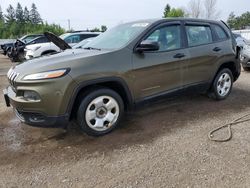 Jeep salvage cars for sale: 2015 Jeep Cherokee Sport