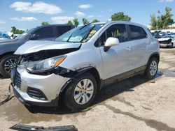 Chevrolet Trax salvage cars for sale: 2018 Chevrolet Trax LS