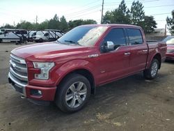 Salvage cars for sale at Denver, CO auction: 2015 Ford F150 Supercrew