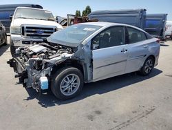 Salvage cars for sale at Hayward, CA auction: 2018 Toyota Prius Prime