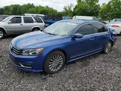 Carros salvage sin ofertas aún a la venta en subasta: 2016 Volkswagen Passat SE