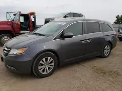 Salvage cars for sale at Greenwood, NE auction: 2015 Honda Odyssey EXL