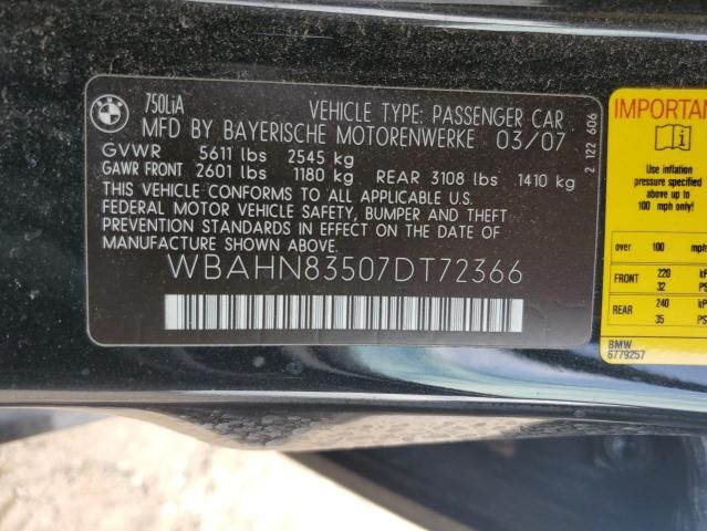 2007 BMW 750