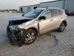 Salvage cars for sale at Kansas City, KS auction: 2016 Toyota Rav4 LE