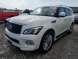 Salvage cars for sale at Cahokia Heights, IL auction: 2017 Infiniti QX80 Base