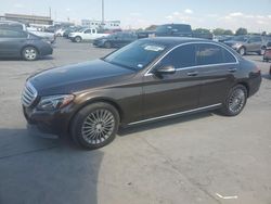 Salvage cars for sale at Grand Prairie, TX auction: 2015 Mercedes-Benz C 300 4matic