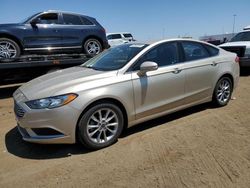 Carros salvage a la venta en subasta: 2017 Ford Fusion SE