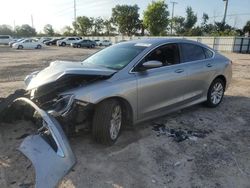 Salvage cars for sale at Riverview, FL auction: 2016 Chrysler 200 Limited