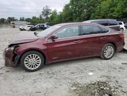 Salvage cars for sale at Waldorf, MD auction: 2013 Toyota Avalon Hybrid