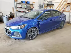 Salvage cars for sale at Ham Lake, MN auction: 2019 Chevrolet Cruze LT