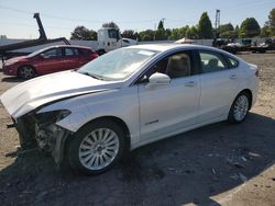 Ford salvage cars for sale: 2016 Ford Fusion SE Hybrid