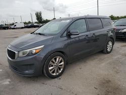 2016 KIA Sedona LX en venta en Miami, FL