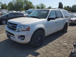 Salvage cars for sale at Portland, OR auction: 2015 Ford Expedition EL Limited