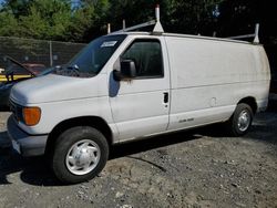 Salvage cars for sale from Copart Waldorf, MD: 2007 Ford Econoline E150 Van