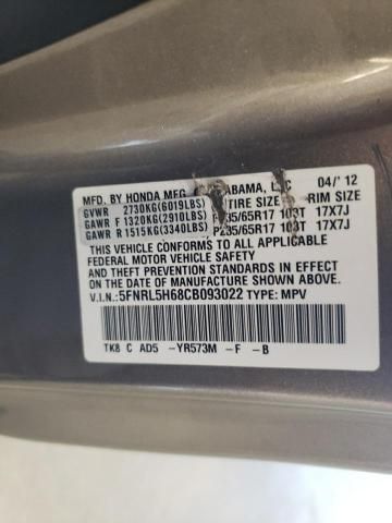 2012 Honda Odyssey EXL