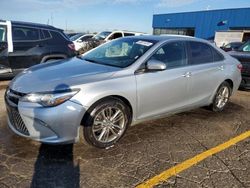 Salvage cars for sale at Woodhaven, MI auction: 2017 Toyota Camry LE