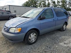 Toyota salvage cars for sale: 2002 Toyota Sienna LE