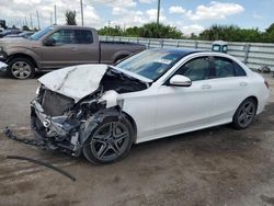 2020 Mercedes-Benz C 300 4matic en venta en Miami, FL