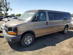 Salvage cars for sale from Copart San Martin, CA: 2003 Chevrolet Express G2500