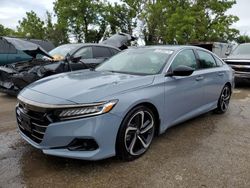 Honda salvage cars for sale: 2022 Honda Accord Sport