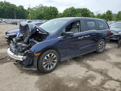 Honda salvage cars for sale: 2021 Honda Odyssey EXL