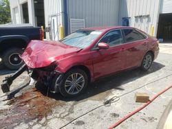 Salvage cars for sale at Savannah, GA auction: 2017 Toyota Camry LE